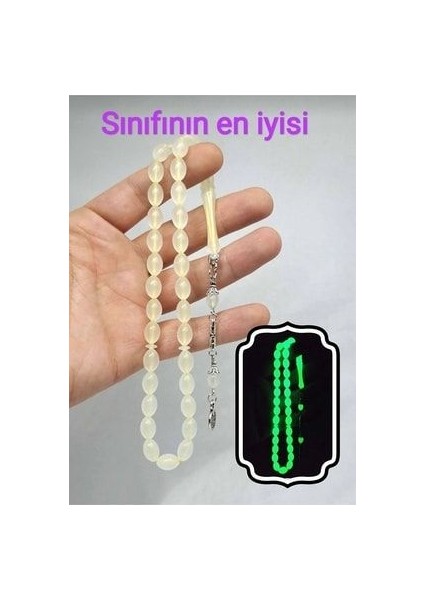 Kedi Gözü Tesbih Karanlıkta Parlayan Fosforlu Kedigözü Tespih