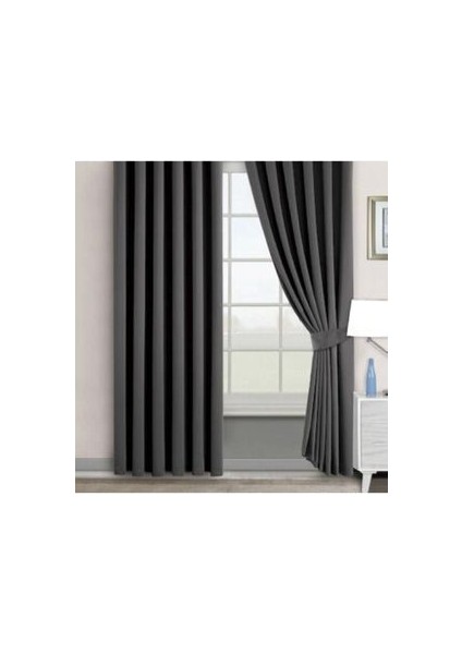 Gri Blackout Karartma Perde