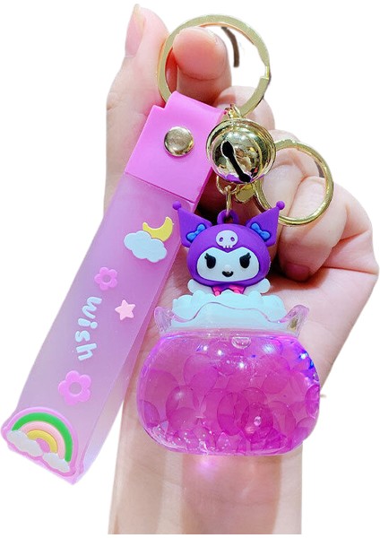 3 Yaratıcı Dekompresyon Oyunu Sualtı Çekim Anahtarlık Karikatür Sanrio Araba Çantası Anahtarlık Kolye (Yurt Dışından)