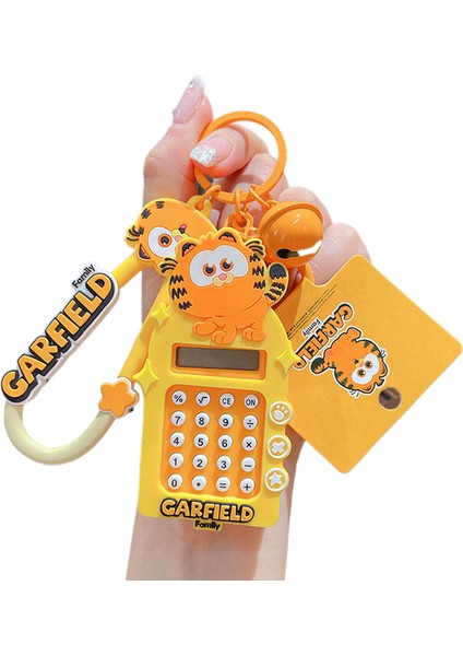 3 Garfield Anahtarlık Çift Sevimli Okul Çantası Kolye Araba Anahtarlık (Yurt Dışından)