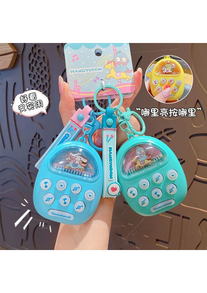 3 Sanrio Pony Gopher Cep Telefonu Kravat Tokası Karikatür Oyun Konsolu Anahtarlık (Yurt Dışından)