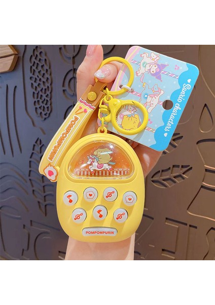 3 Sanrio Pony Gopher Cep Telefonu Kravat Tokası Karikatür Oyun Konsolu Anahtarlık (Yurt Dışından)