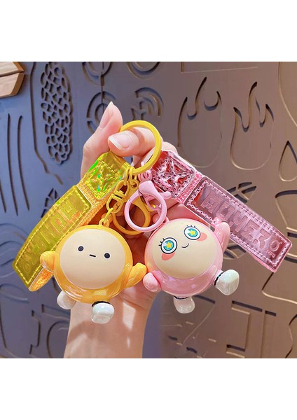 3 Göz Kamaştırıcı Renk Yumurta Çocuk Parti Oyunu Anahtarlık Yaratıcı Karikatür Çift Araba Çantası Anahtarlık (Yurt Dışından) modelleri