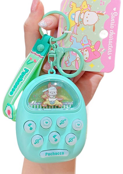 3 Sanrio Pony Gopher Cep Telefonu Kravat Tokası Karikatür Oyun Konsolu Anahtarlık (Yurt Dışından)