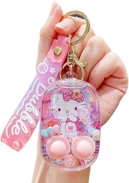 3 Yaratıcı Dekompresyon Oyunu Sualtı Çekim Anahtarlık Karikatür Sanrio Araba Çantası Anahtarlık Kolye (Yurt Dışından)