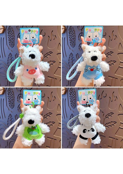 3 Karikatür West Highland Puppy Peluş Halat Toka Çanta Anahtarlık Kolye Araba Anahtarlık (Yurt Dışından) fiyatları