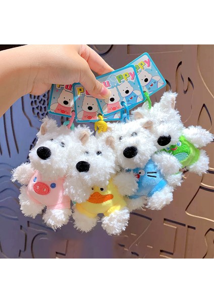 3 Karikatür West Highland Puppy Peluş Halat Toka Çanta Anahtarlık Kolye Araba Anahtarlık (Yurt Dışından) fiyatları