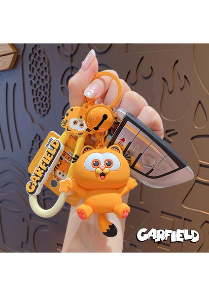 3 Garfield Anahtarlık Çift Sevimli Okul Çantası Kolye Araba Anahtarlık (Yurt Dışından)