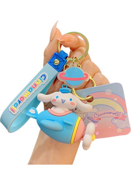 3 Sanrio Projeksiyon Kamera Anahtarlık Kolye Sevimli Karikatür Öğrenciler Okul Çantası Çekicilik (Yurt Dışından)