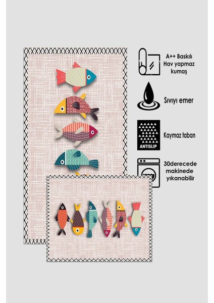 Kaymaz Taban Yıkanabilir 2'Li Banyo Paspası Seti Klozet Takımı Banyo Halısı fiyatları