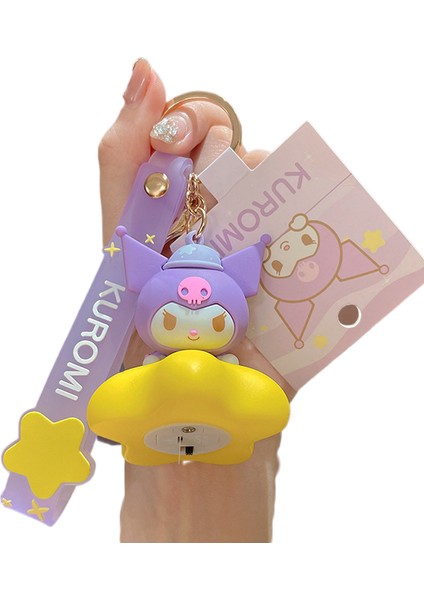 3 Karikatür Sanrio Boncuklu Bilezik Anahtarlık Anahtarlık Yaratıcı Kuromi Araba Çantası Anahtarlık Bebek Kolye (Yurt Dışından)