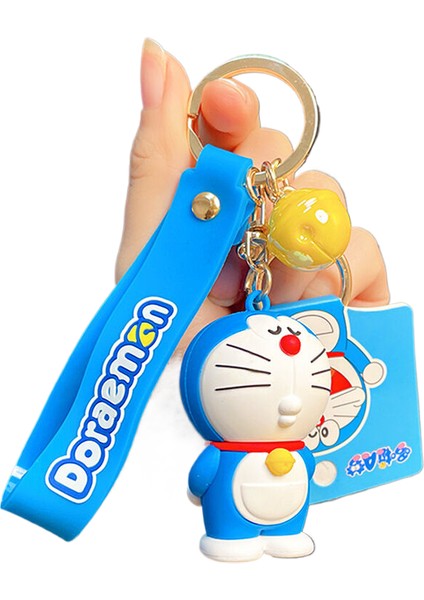 3 Karikatür Doraemon Anahtarlık Kolye Sevimli Tinkerbell Kedi Bebek Araba Anahtarlık (Yurt Dışından)
