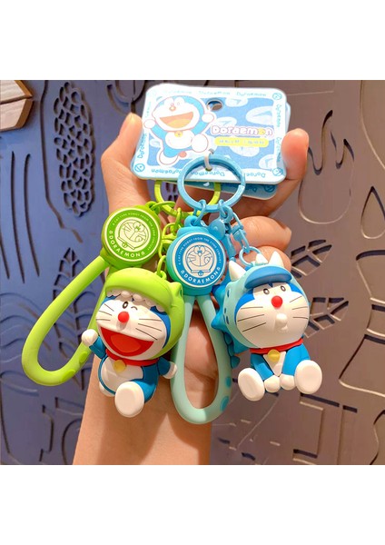 3 Karikatür Doraemon Anahtarlık Kolye Sevimli Tinkerbell Kedi Bebek Araba Anahtarlık (Yurt Dışından)