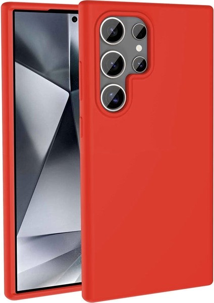 Galaxy S24 Ultra Kılıf Magsafe Şarj Özellikli Sıvı Teknolojili Silinebilir Sert Redclick Kivi Kapak