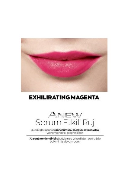 Anew Serum Etkili Ruj - Exhilirating Magenta fiyatları
