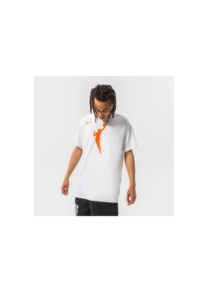 Mens Wnba Orange Jumpwoman Primary Logo T-Shirt (DR9316-100)