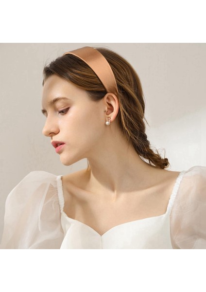 Inch Wide Satin Headband For Women And Girls (Yurt Dışından)