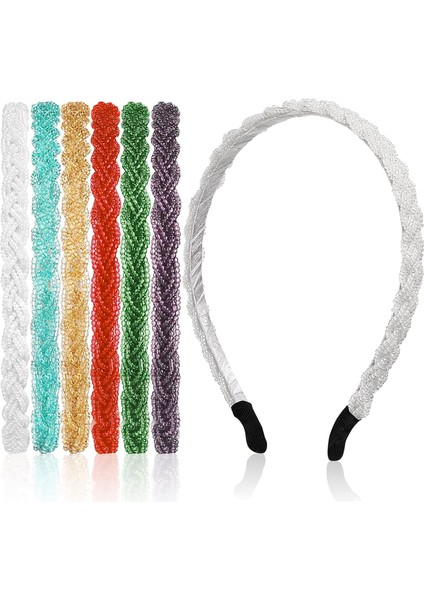 Pieces Beaded Hair Hoop Shiny, Beaded Hair Hoop Headband Multicolor Hair Accessories Headband Suitable For Women Girls Kids (Yurt Dışından)