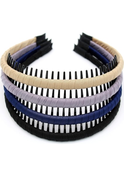 Fashion Floral Teeth Headband Comb Hair Accessories Non-Slip Headband Soft And Comfortable Headband For Women/girls (4 Colors) (Yurt Dışından)