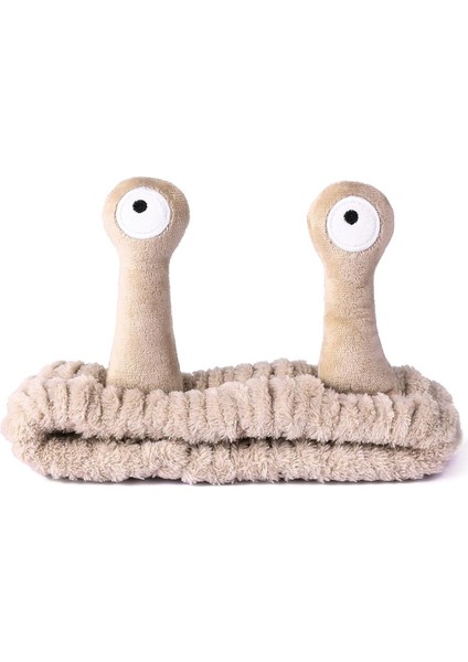 Face Washing Headband Palm And Snail Spa Hairband Makeup Headband Women's Cartoon Cute Coral Fleece Elastic Headband Creative Hair Accessories For Beauty Skin Care (Yurt Dışından)