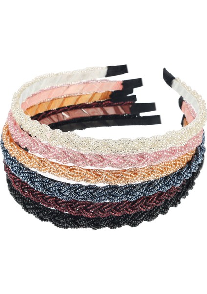 Pieces Beaded Hair Hoop Shiny, Beaded Hair Hoop Headband Multicolor Hair Accessories Headband Suitable For Women Girls Kids (Yurt Dışından) fiyatları