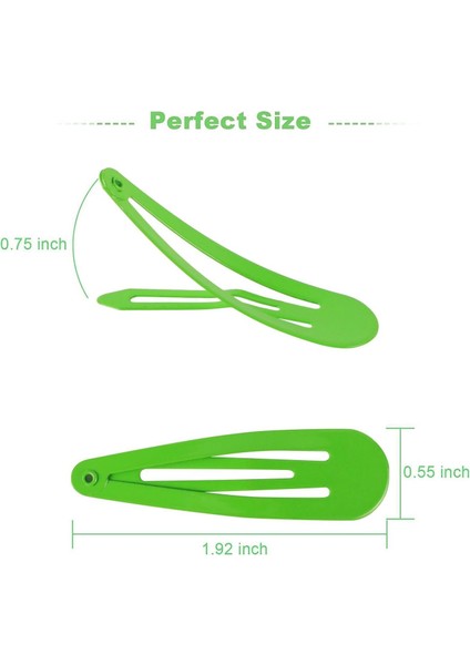 120PCS Colorful Hair Clips 2 Inch Hair Clips Metal Snap Clips Candy Color Hair Accessories For Kids Teens Toddlers Women (40 Colors) (Yurt Dışından) fiyatları