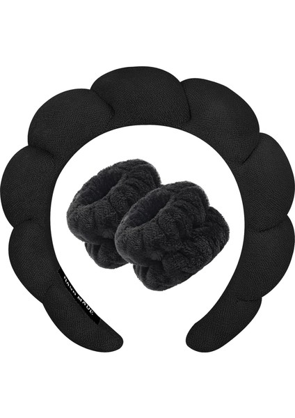 Spa Headband For Face Washing Skin Care Headband Terry Cloth Bubble Soft Hairband For Women Girls Fluffy Padded Headdress Non-Slip Thick Hair Accessories (Yurt Dışından) fiyatları