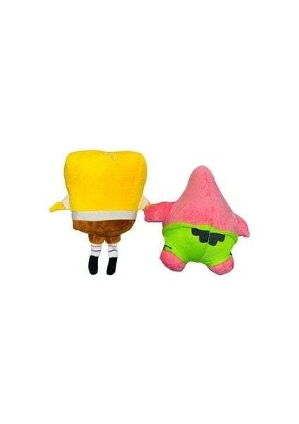 Sünger Bob ve Patrick 2li Sponge Bob Peluş Oyuncak Orijinal Sünger Bob ve Patrick 2li