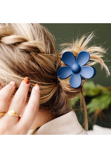 Flower Hair Clips 12PCS Hair Clips Cute Claw Clips Women Girls Matte Jaw Clips For Thick/medium Hair Big Daisy Hair Clips For Thin Hair Fashion (Yurt Dışından) fırsatları