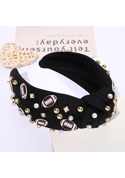 Pcs Women's Headband Knotted Women's Hairband Fun Sports Headband Game Day Non-Slip Wide Headband Fashion Hair Accessories Mother's Day Gift (Yurt Dışından) fırsatları