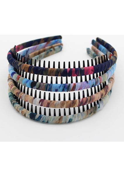 Fashion Floral Teeth Headband Comb Hair Accessories Non-Slip Headband Soft And Comfortable Headband For Women/girls (4 Colors) (Yurt Dışından)