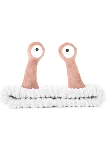 Face Washing Headband Palm And Snail Spa Hairband Makeup Headband Women's Cartoon Cute Coral Fleece Elastic Headband Creative Hair Accessories For Beauty Skin Care (Yurt Dışından)