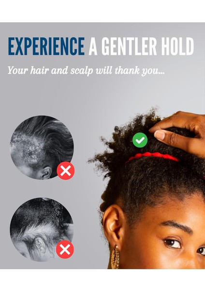 Adjustable Length Hairband | Women's Long Padded Headband For Thick, Braided, Curly, Natural Hair Elastic, Non-Slip Design (Black 1 Pack) (Yurt Dışından) fırsatları