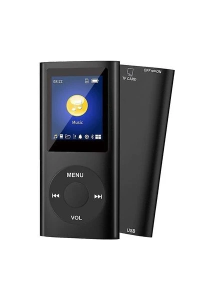 Mp3 Çalar Ses Kayıt Fm Radyo Sd Kart Girişli Mp4 Player 1.8 Inç Renkli Ekran