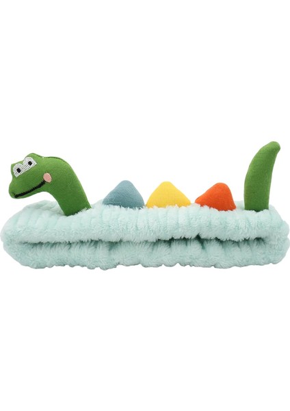 Fun Dinosaur Headband Cute Animal Cat Duck Frog Dinosaur Snail Kawaii Hairband For Face Washing Shower Sports Beauty Skin Care (Yurt Dışından) fiyatları