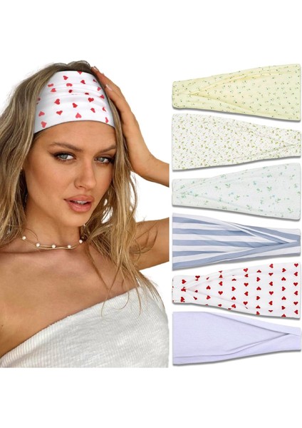 Women's Anti-Slip Thick Headband - Elastic Sweatband For Yoga, Workout, Fashion And Daily Wear. (Yurt Dışından)