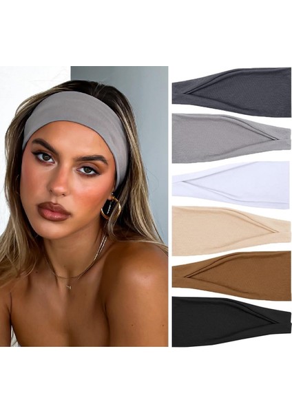 Women's Anti-Slip Thick Headband - Elastic Sweatband For Yoga, Workout, Fashion And Daily Wear. (Yurt Dışından) fiyatları