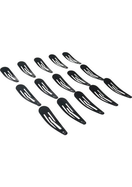 40 Pieces Black 2 Inch Hair Clips Women Metal Snap Hair Clips Accessories (Yurt Dışından)