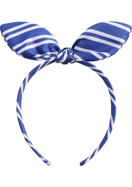 Women's Knotted Bow Headband Wizard Costume Striped Tiara Halloween Party Travel Witch Cosplay Hair Accessories (Yurt Dışından) fiyatları