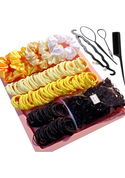 755 Pieces Women's Hair Accessories Set Seamless Ponytail Holder Various Hairbands For Thick And Curly (Mixed) (Yurt Dışından)