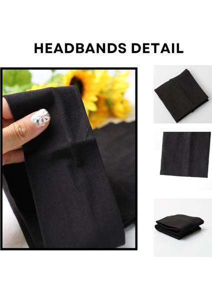 Women's Headband 3-Pack Cotton Non-Slip Headband Sweat-Absorbent Thickened Headband Hair Accessories (Yurt Dışından) modelleri