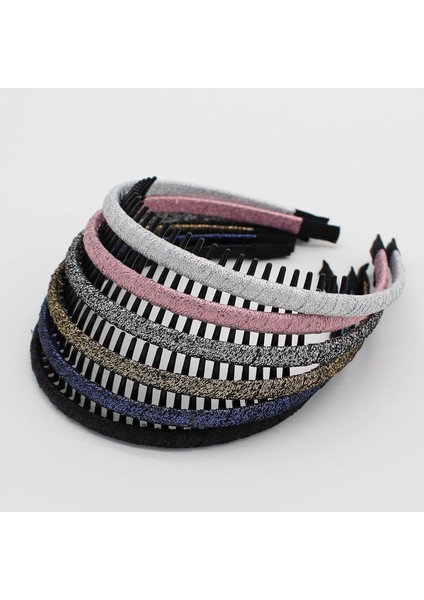 Fashion Floral Teeth Headband Comb Hair Accessories Non-Slip Headband Soft And Comfortable Headband For Women/girls (4 Colors) (Yurt Dışından)