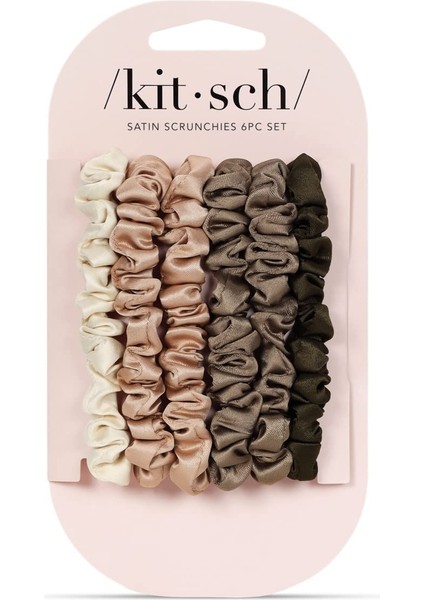 Women's Satin Headbands - Softer Than Silk, Damage-Free Ponytail Headbands | Eucalyptus 6 Pcs (Yurt Dışından) fiyatları