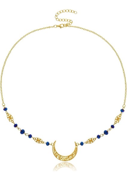 Bohemian Crescent Head Chain Vintage Black, Headband Chain Water, Headdress Witch Forehead Chain (Yurt Dışından)