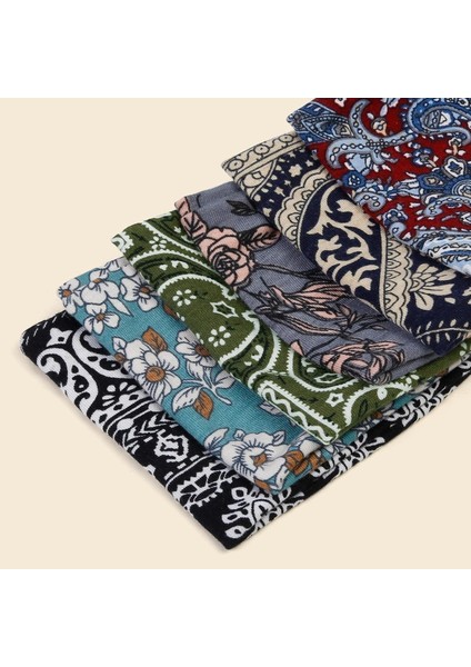 Women's Elastic Headband Lady Hair Non-Slip Wide Thick Headband Fashion Soft Fabric Women's Headband Short Hair Accessories 6 Pack (Yurt Dışından) modelleri