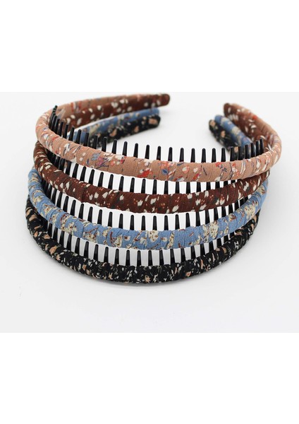 Fashion Floral Teeth Headband Comb Hair Accessories Non-Slip Headband Soft And Comfortable Headband For Women/girls (4 Colors) (Yurt Dışından)
