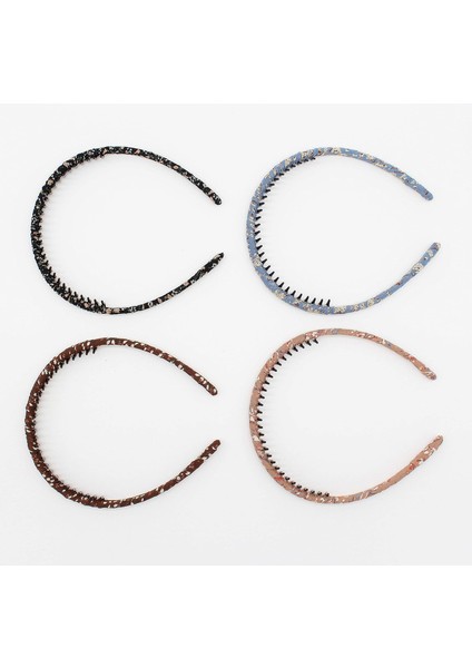 Fashion Floral Teeth Headband Comb Hair Accessories Non-Slip Headband Soft And Comfortable Headband For Women/girls (4 Colors) (Yurt Dışından) fiyatları