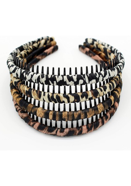 Fashion Floral Teeth Headband Comb Hair Accessories Non-Slip Headband Soft And Comfortable Headband For Women/girls (4 Colors) (Yurt Dışından)