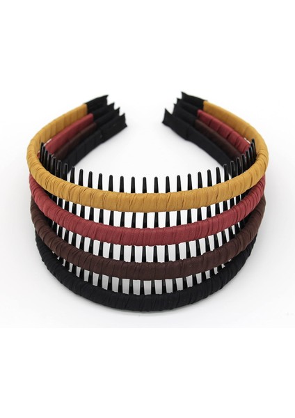 Fashion Floral Teeth Headband Comb Hair Accessories Non-Slip Headband Soft And Comfortable Headband For Women/girls (4 Colors) (Yurt Dışından)