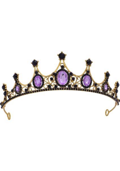 Crown Women Birthday Crown Wedding Water, Princess Party Headband Women And Girls Hair Accessories Metal (Yurt Dışından)